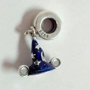 Charm Mickey Sorcerer Hat Fantasia for Pandora Bracelet S925
